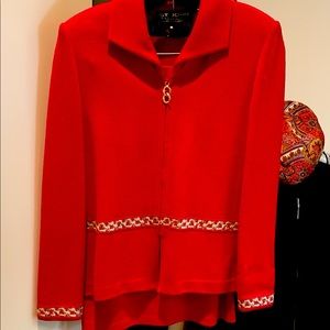 St. John Knit Suit with Skirt